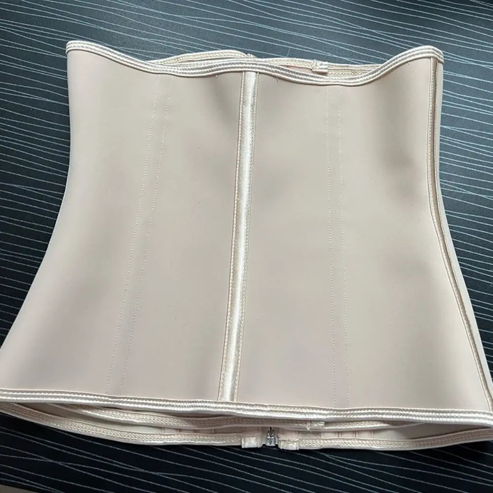 Waist Trainer Shapewear Tummy Control Seamless Women Fishbone Shapewear Belly Contracting Zipper Buckle