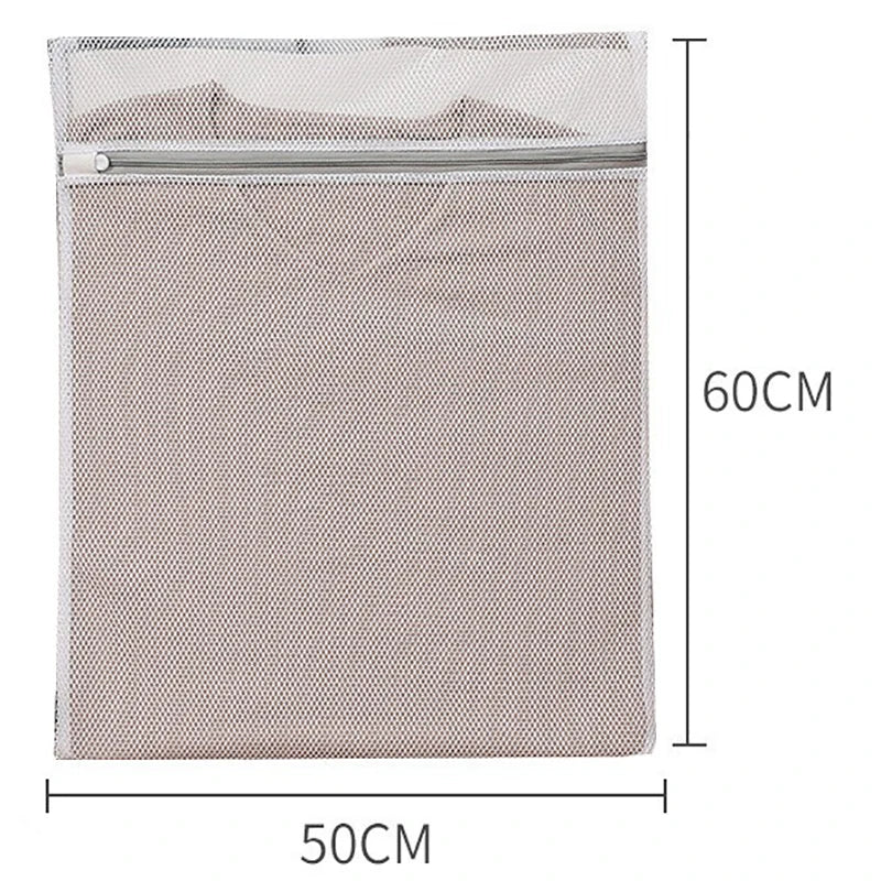 White Durable Large Washing Laundry Bag Mesh Organizer Net