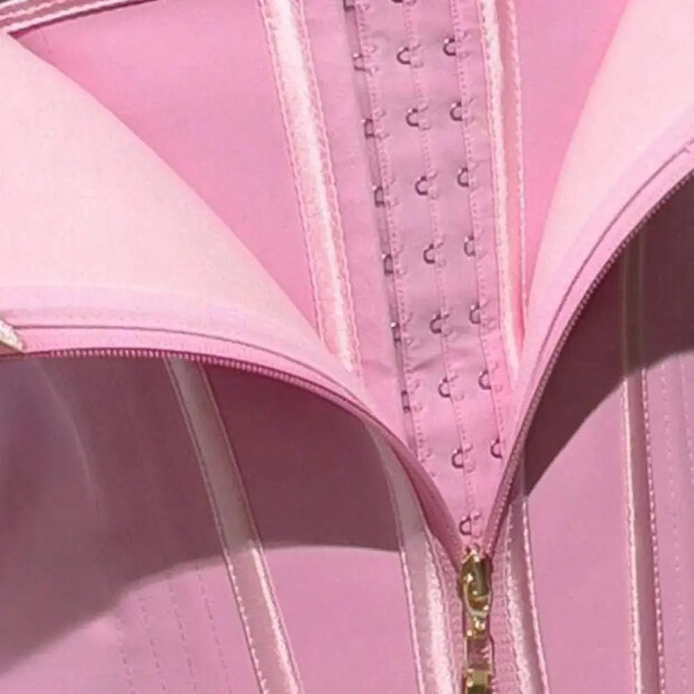 Waist Trainer Shapewear Tummy Control Seamless Women Fishbone Shapewear Belly Contracting Zipper Buckle